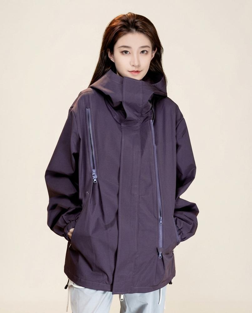 Lands Mode - Nolar | Weit Geschnittene Funktions Jacke Unisex