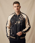 Lands Mode - Ramer | Bestickte Zweifarbige Jacke Unisex