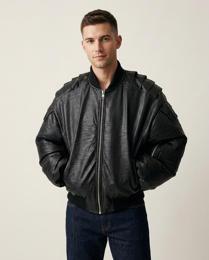 Lands Mode - Noram | Strukturierte Wattierte Jacke Unisex