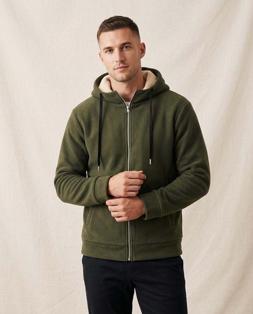 Lands Mode - Kedan | Gefütterte Fleece Jacke Unisex