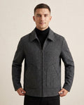 Lands Mode - Armel | Strukturiert Meliert Jacke Herren
