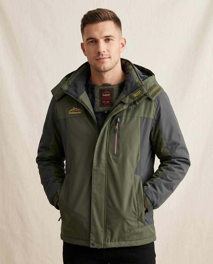 Lands Mode - Daren | Gefütterte Funktionale Jacke Herren