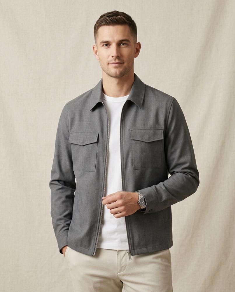 Lands Mode - Colar | Gekragte Leichte Jacke Herren