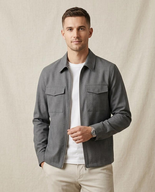 Lands Mode - Colar | Gekragte Leichte Jacke Herren