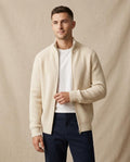 Lands Mode - Armir | Gerippt Hochgeschlossen Strickjacke Herren