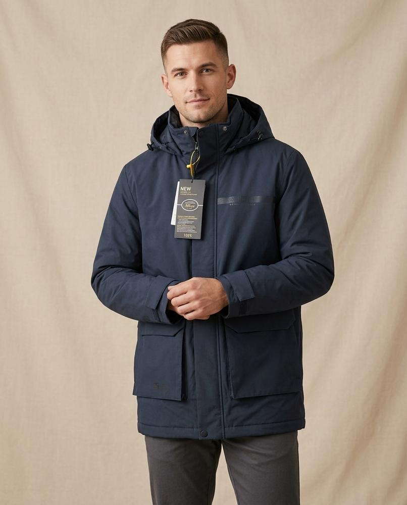 Lands Mode - Kevel | Gefüttert Wasserabweisend Jacke Herren
