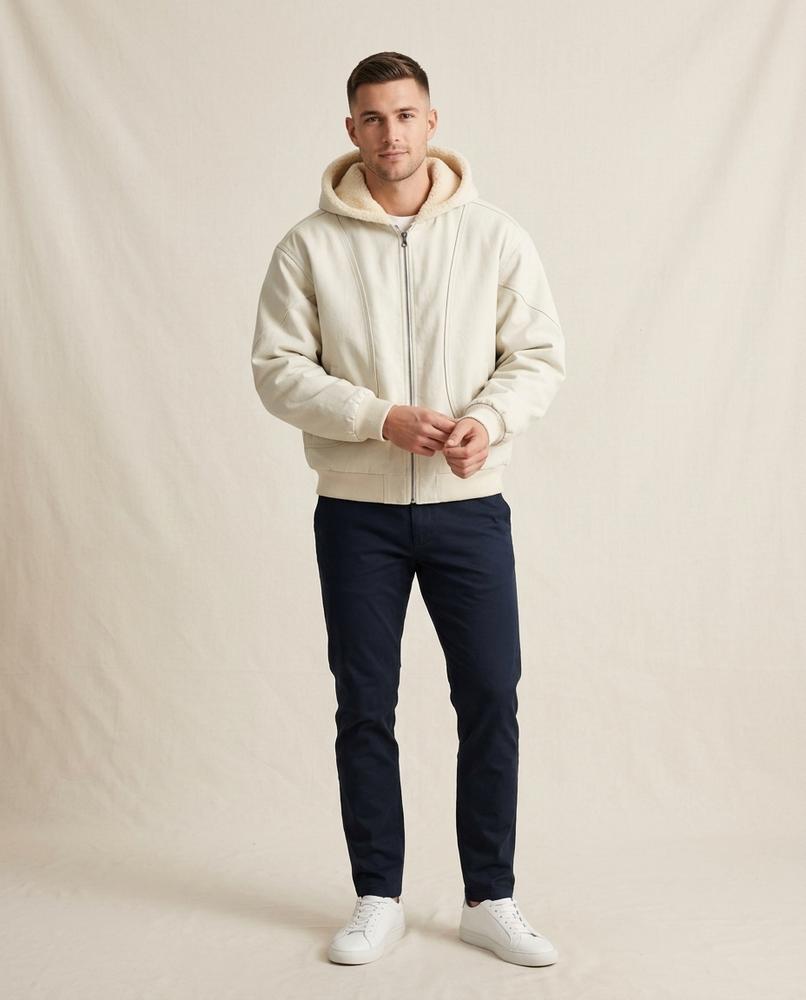 Lands Mode - Mamor | Gefütterte Kapuzen Jacke Unisex