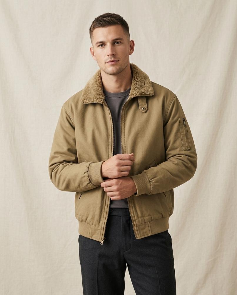 Lands Mode - Conal | Gefüttert Reißverschluss Jacke Herren