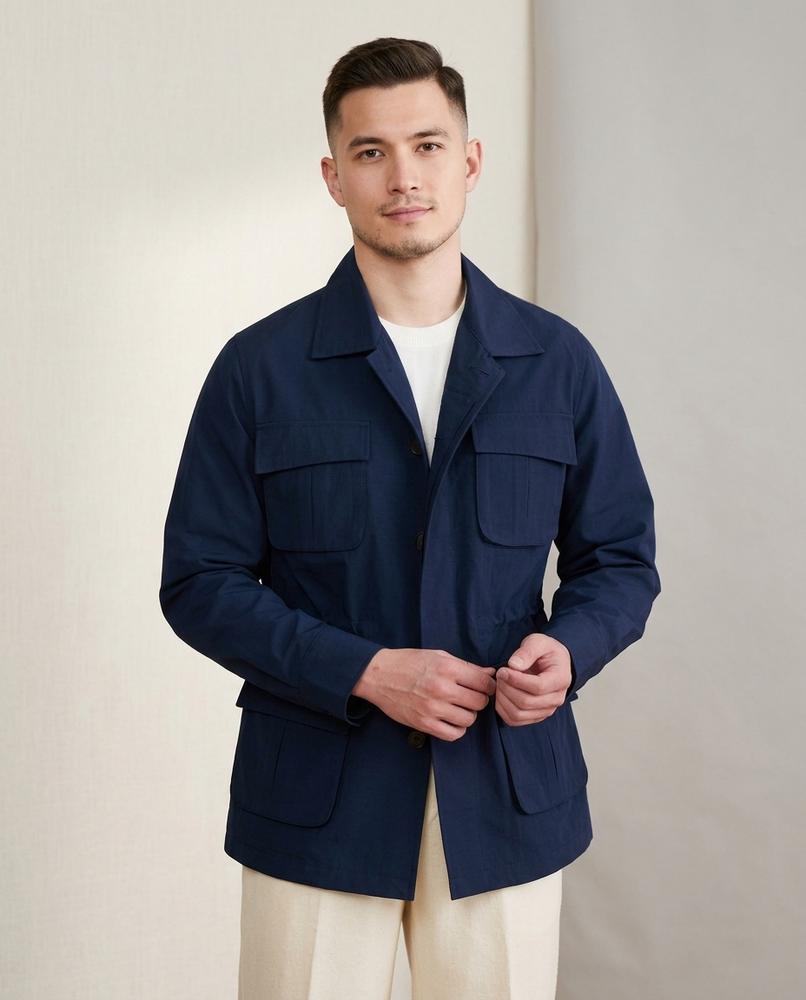 Lands Mode - Zasel | Funktional Geknöpft Jacke Herren