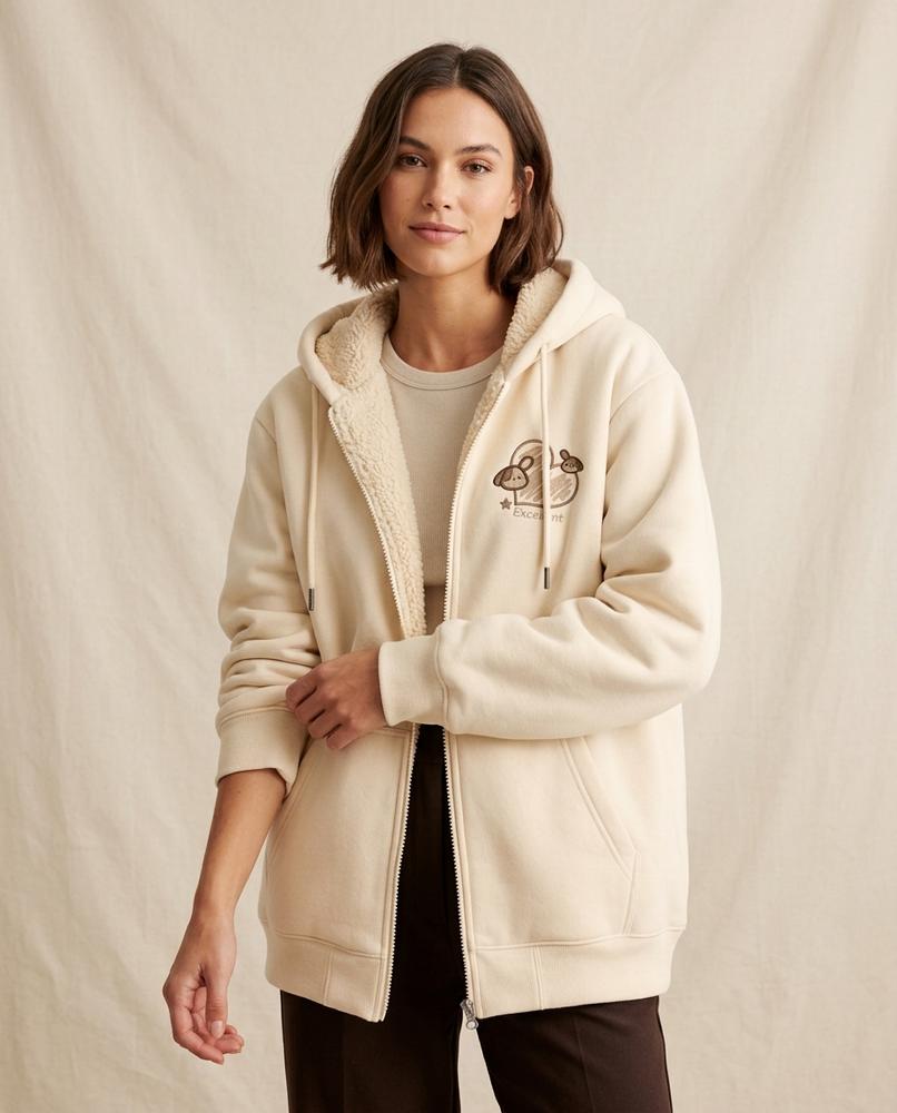 Lands Mode - Vever | Gefüttert Locker Hoodie Damen
