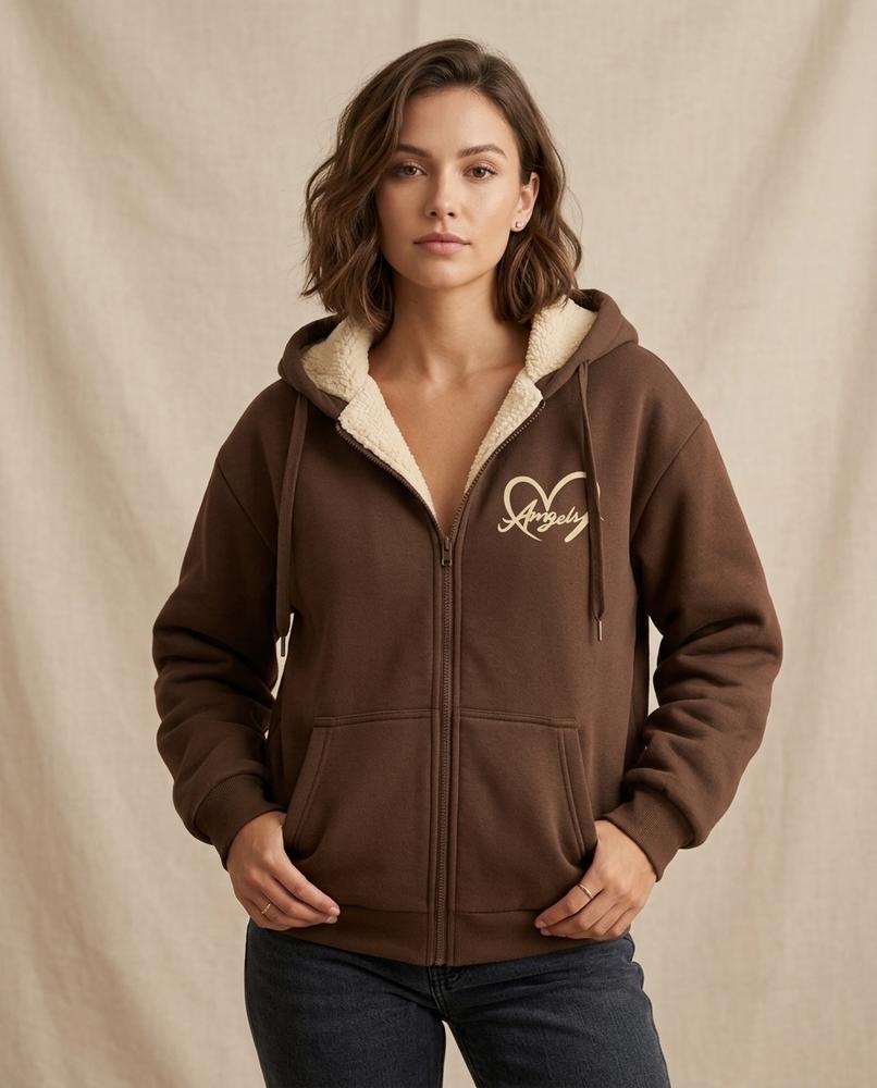 Lands Mode - Vever | Gefüttert Locker Hoodie Damen