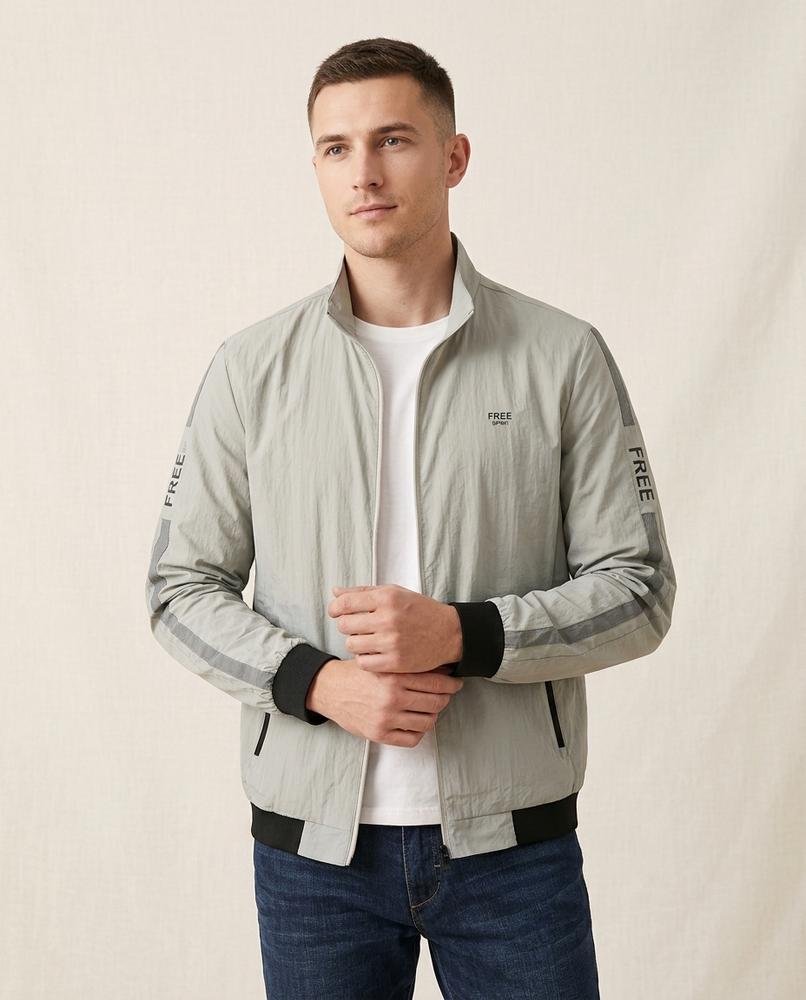 Lands Mode - Kalom | Leichtgewichtige Bedruckte Jacke Herren