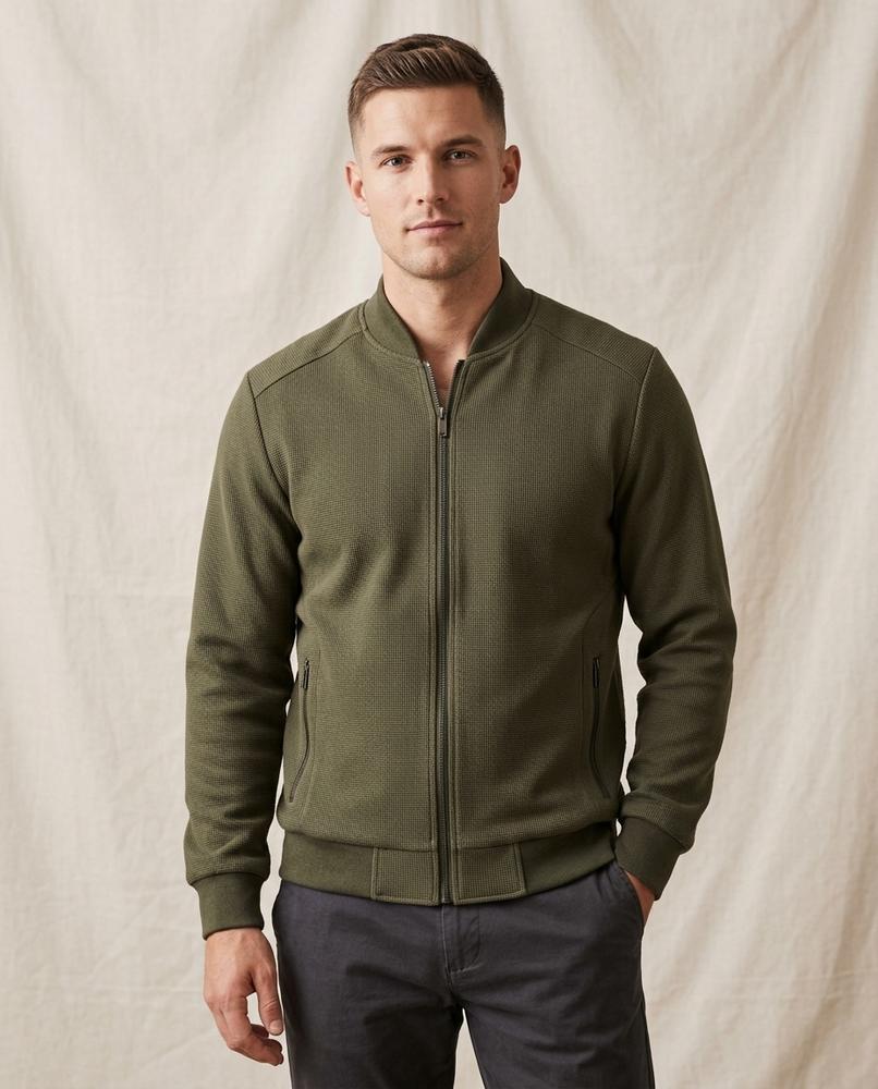 Lands Mode - Rasil | Strukturiert Gestrickt Jacke Herren