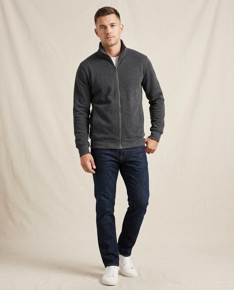 Lands Mode - Arsel | Langärmlig Unifarben Jacke Herren