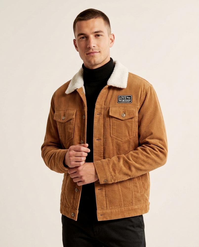 Lands Mode - Nesan | Gefüttert Gerippt Jacke Herren