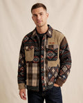 Lands Mode - Sahal | Gepatchte Strukturierte Jacke Unisex