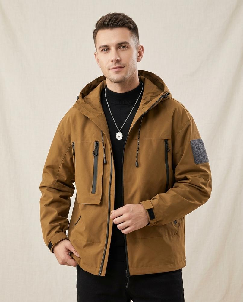 Lands Mode - Zalor | Reißverschluss Funktionale Jacke Herren