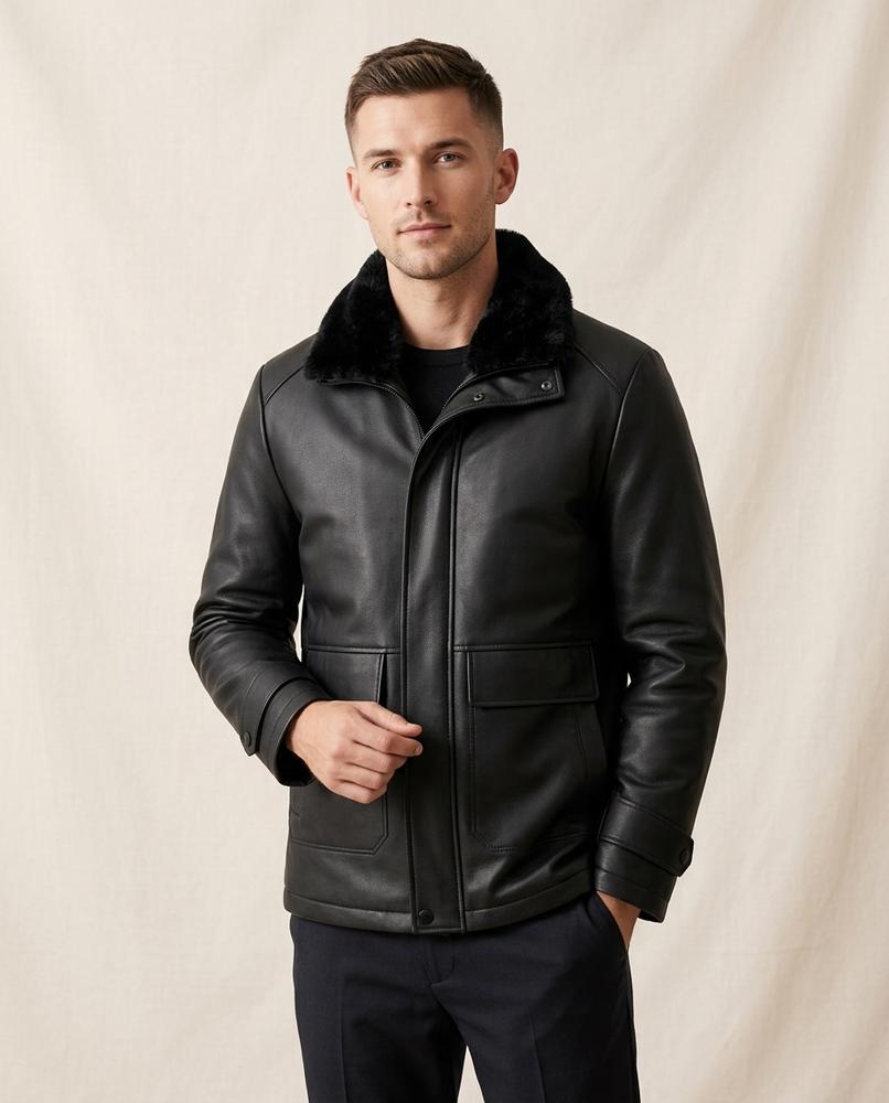 Lands Mode - Lanav | Gefüttert Fellbesetzt Jacke Herren