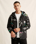 Lands Mode - Kesol | Bedruckt Kapuzen Jacke Herren