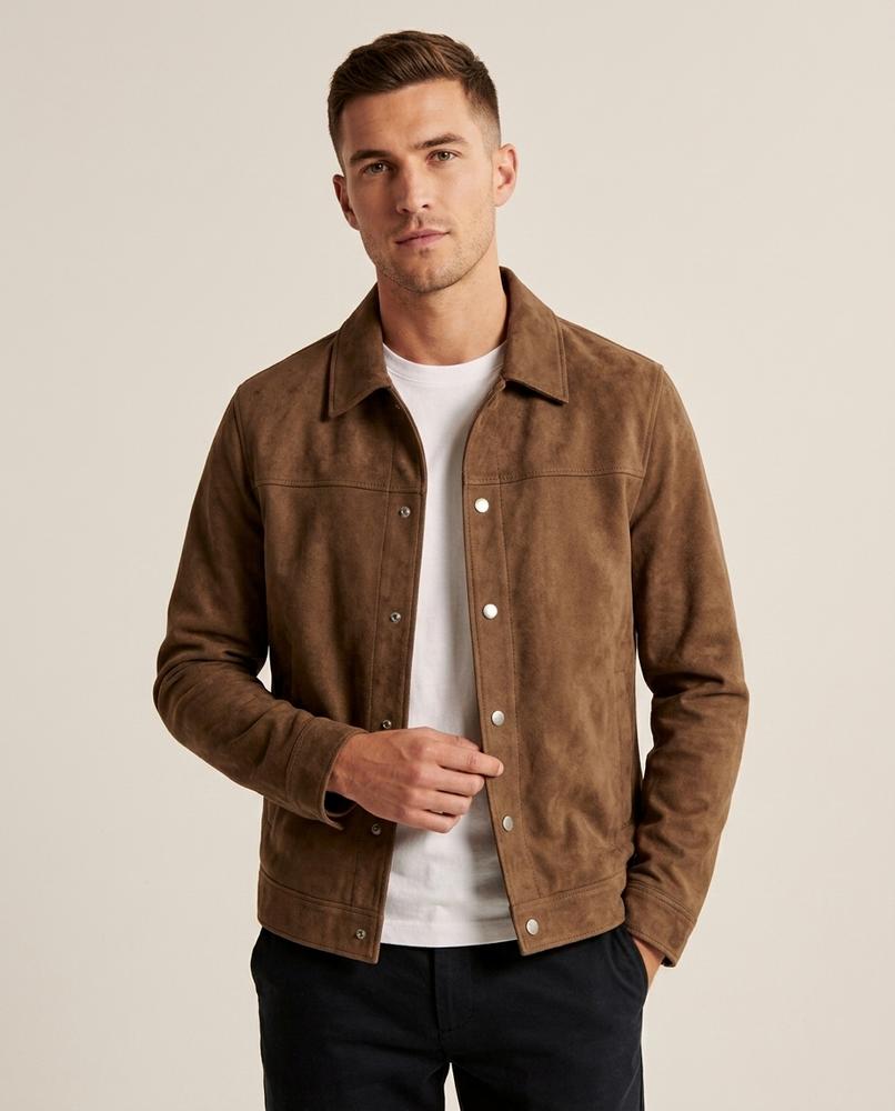 Lands Mode - Lomel | Geknöpfte Velours Jacke Herren
