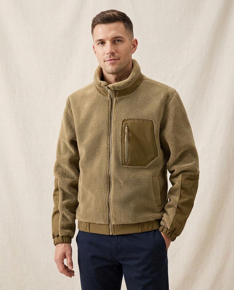 Lands Mode - Yonal | Strukturiert Hochgeschlossen Jacke Herren