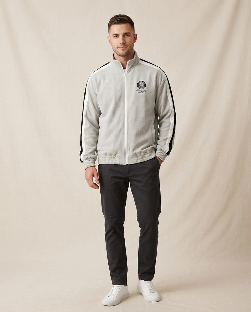 Lands Mode - Nolan | Langärmlig Strukturiert Jacke Unisex