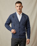 Lands Mode - Senor | Gefütterter Gemusterter Cardigan Herren