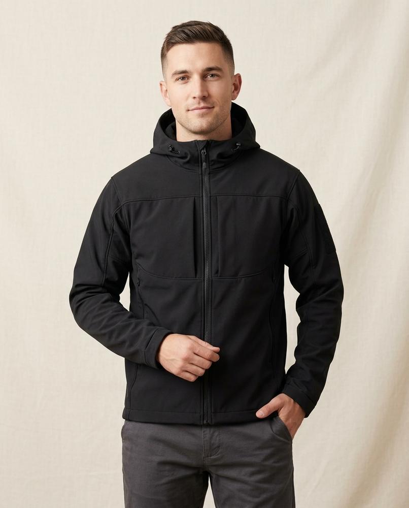 Lands Mode - Rinal | Kapuzen Softshell Jacke Herren