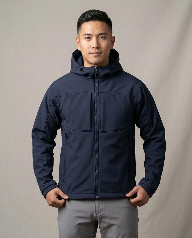 Lands Mode - Rinal | Kapuzen Softshell Jacke Herren