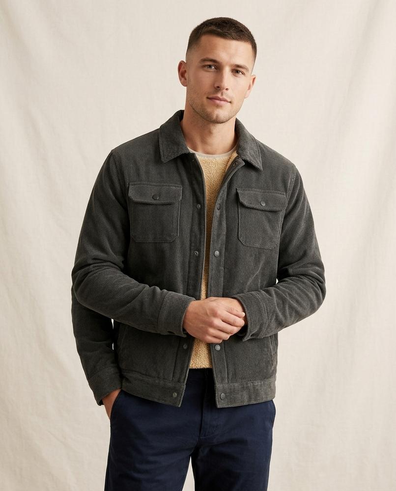 Lands Mode - Tahal | Gefüttert Cord Jacke Herren