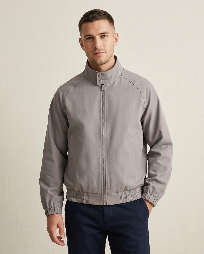 Lands Mode - Elmar | Locker Geschnittene Reißverschluss Jacke Unisex