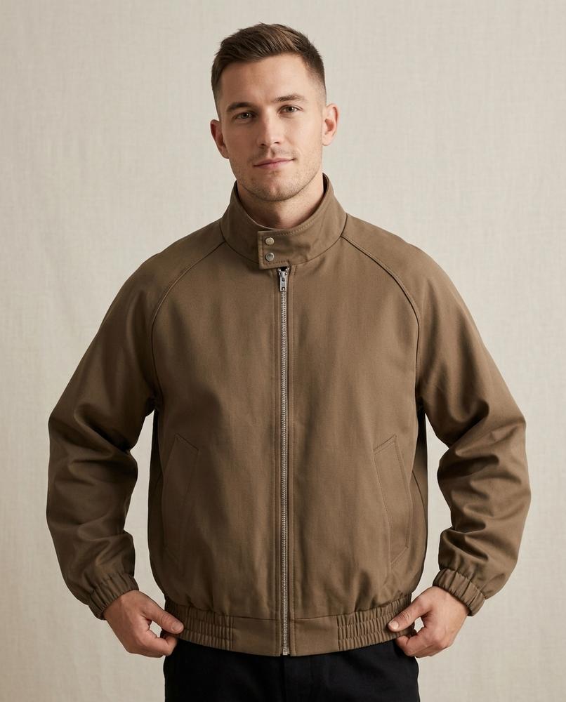 Lands Mode - Elmar | Locker Geschnittene Reißverschluss Jacke Unisex