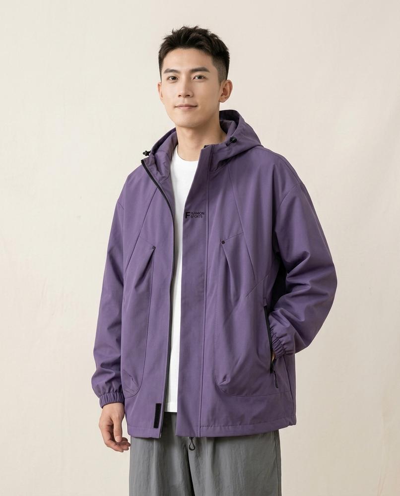 Lands Mode - Zalin | Funktionale Locker Geschnittene Jacke Herren