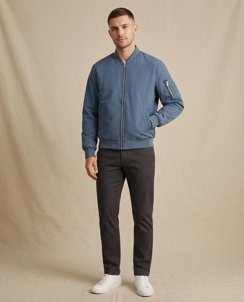 Lands Mode - Dalev | Reißverschluss Stehkragen Jacke Unisex