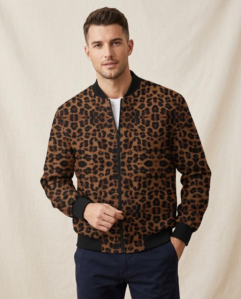 Lands Mode - Viver | Gemustert Gerippt Jacke Herren