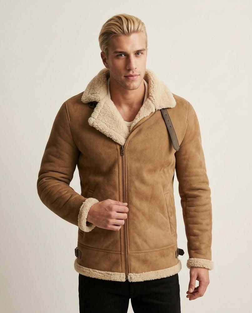 Lands Mode - Roven | Gefüttert Asymmetrisch Jacke Herren