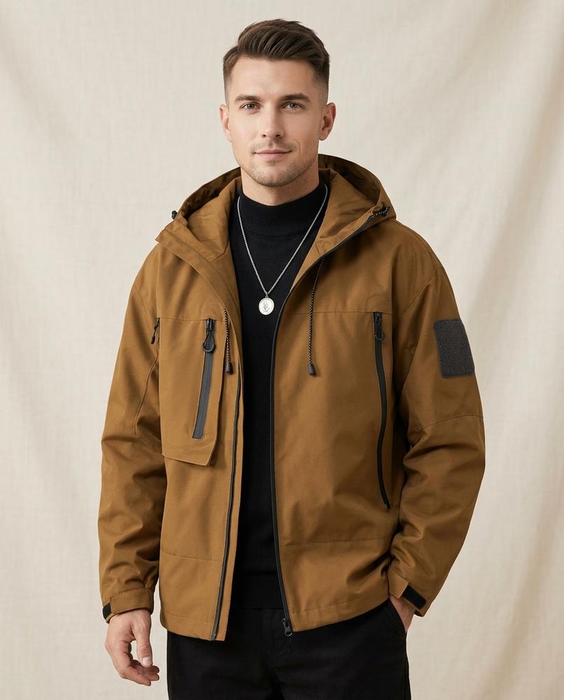 Lands Mode - Vesol | Kapuzen Reißverschluss Jacke Herren