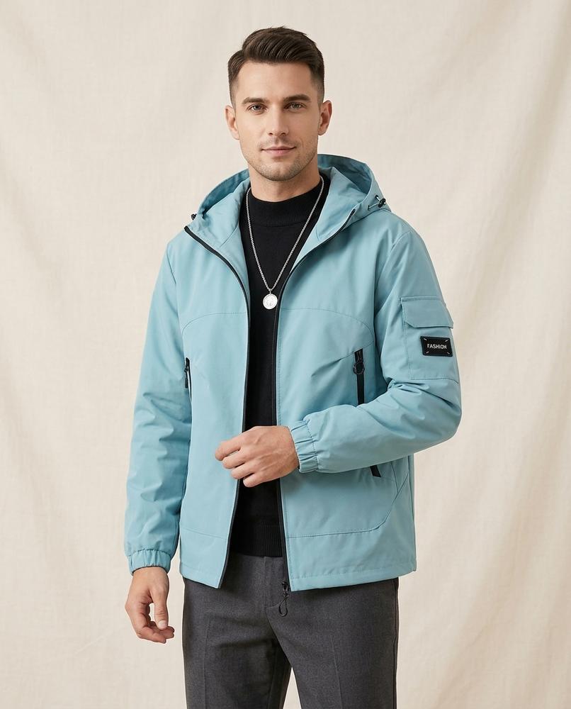 Lands Mode - Vesol | Kapuzen Reißverschluss Jacke Herren