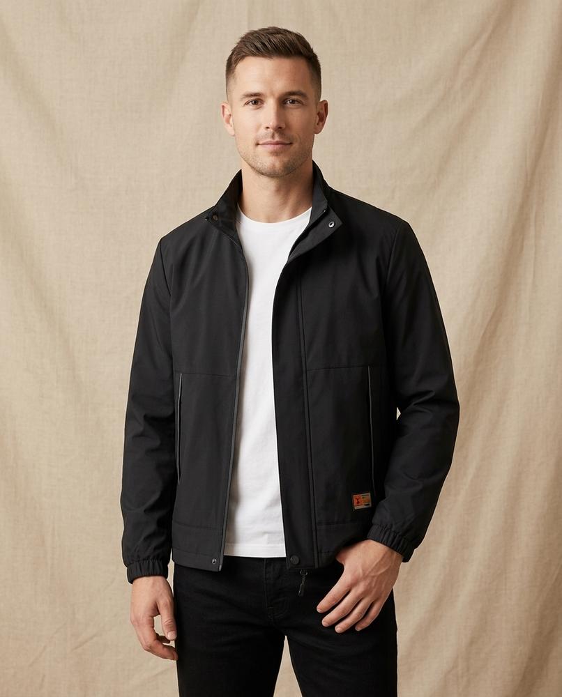 Lands Mode - Sesan | Stehkragen Synthetik Jacke Herren