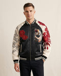 Lands Mode - Kasan | Bestickte Satinierte Jacke Unisex
