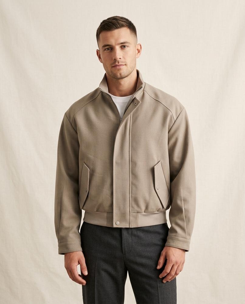 Lands Mode - Romor | Hochgeschlossen Kastig Jacke Unisex