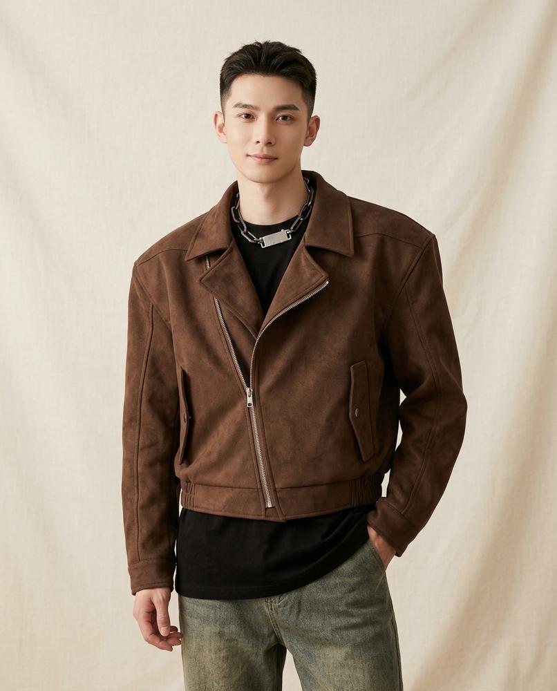 Lands Mode - Vemir | Kurz Schulterbetont Jacke Unisex