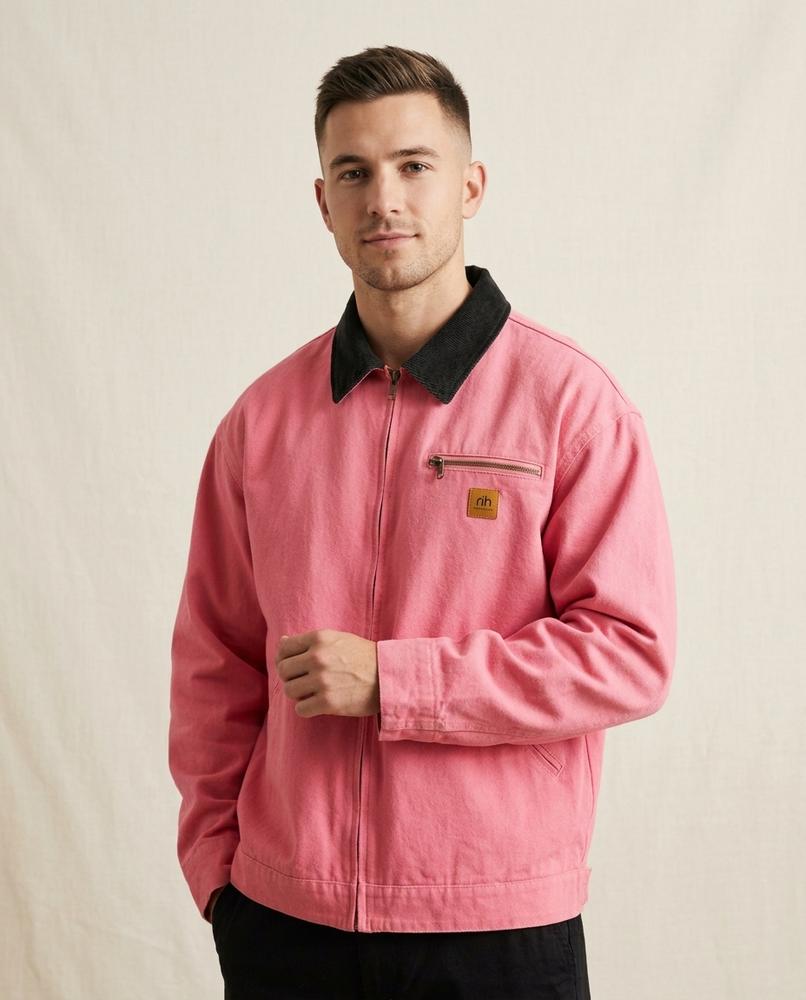 Lands Mode - Noral | Reißverschluss Canvas Jacke Unisex