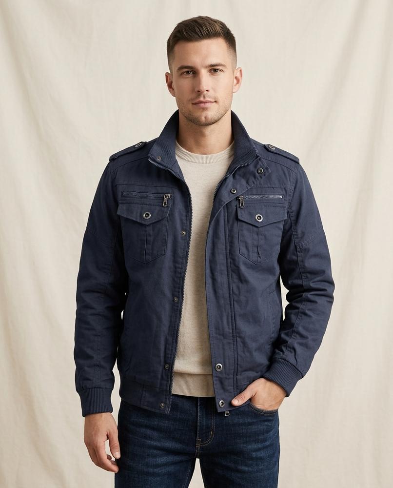 Lands Mode - Daron | Funktional Gerippt Jacke Herren
