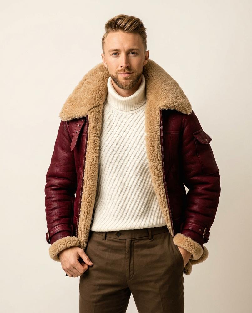 Lands Mode - Vipel | Gefüttert Reißverschluss Jacke Herren