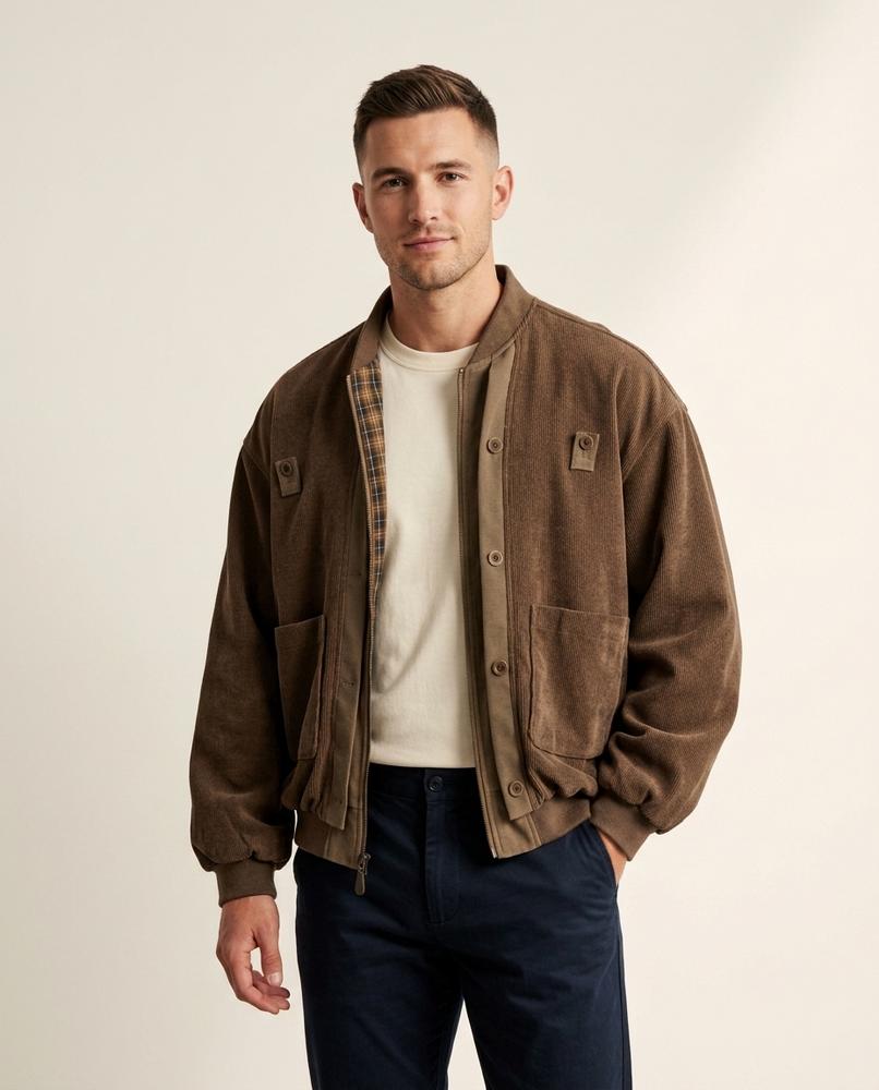 Lands Mode - Yifit | Gerippt Oversized Jacke Unisex