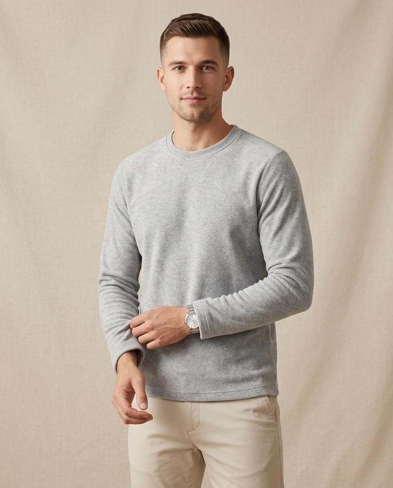 Lands Mode - Visin | Gefüttert Langärmlig Shirt Herren