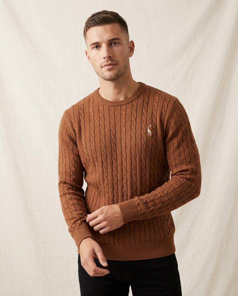 Lands Mode - Salin | Strukturierter Strick Pullover Herren