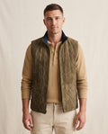 Lands Mode - Rasel | Gesteppt Velourartig Weste Herren