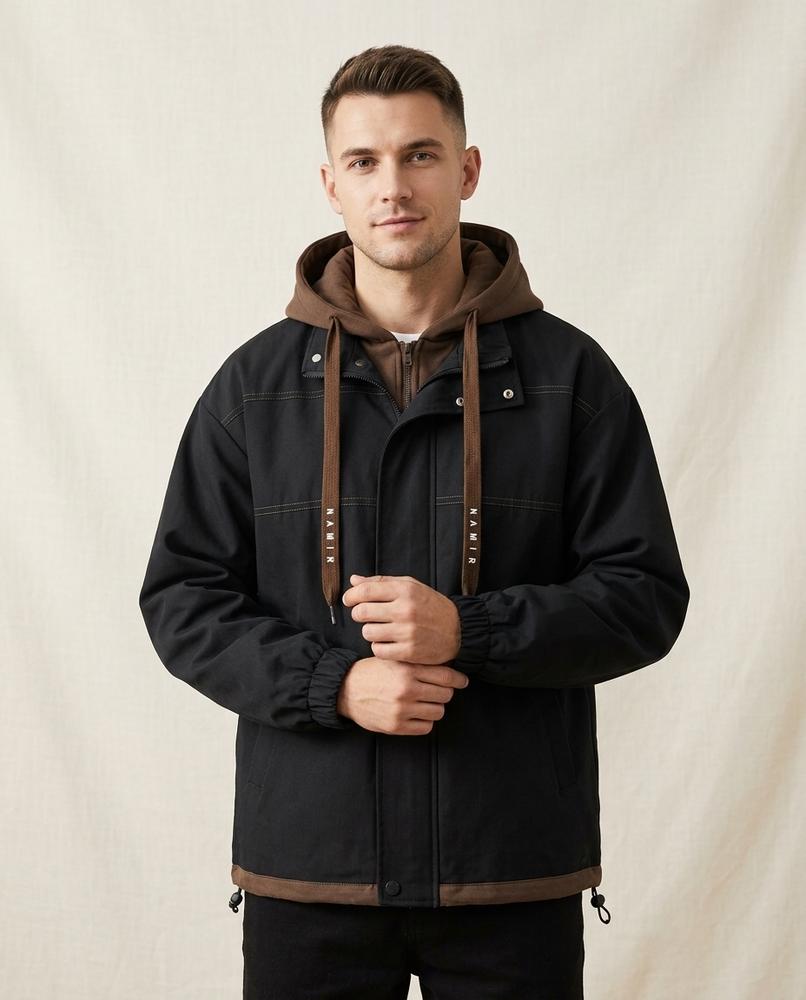 Lands Mode - Aopos | Mehrlagig Gefüttert Jacke Unisex